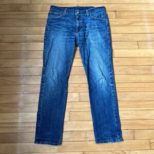Levis 511 Slim Fit Jeans Mens 33x30 Medium Wash Blue Denim 04511-1472